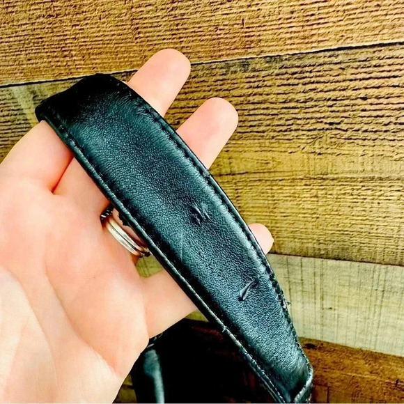 NWOT Whiting & Davis Large Mesh Black Shoulder Bag - Picture 10 of 11